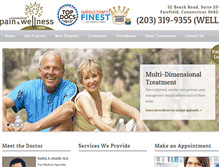Tablet Screenshot of ctpainandwellness.com